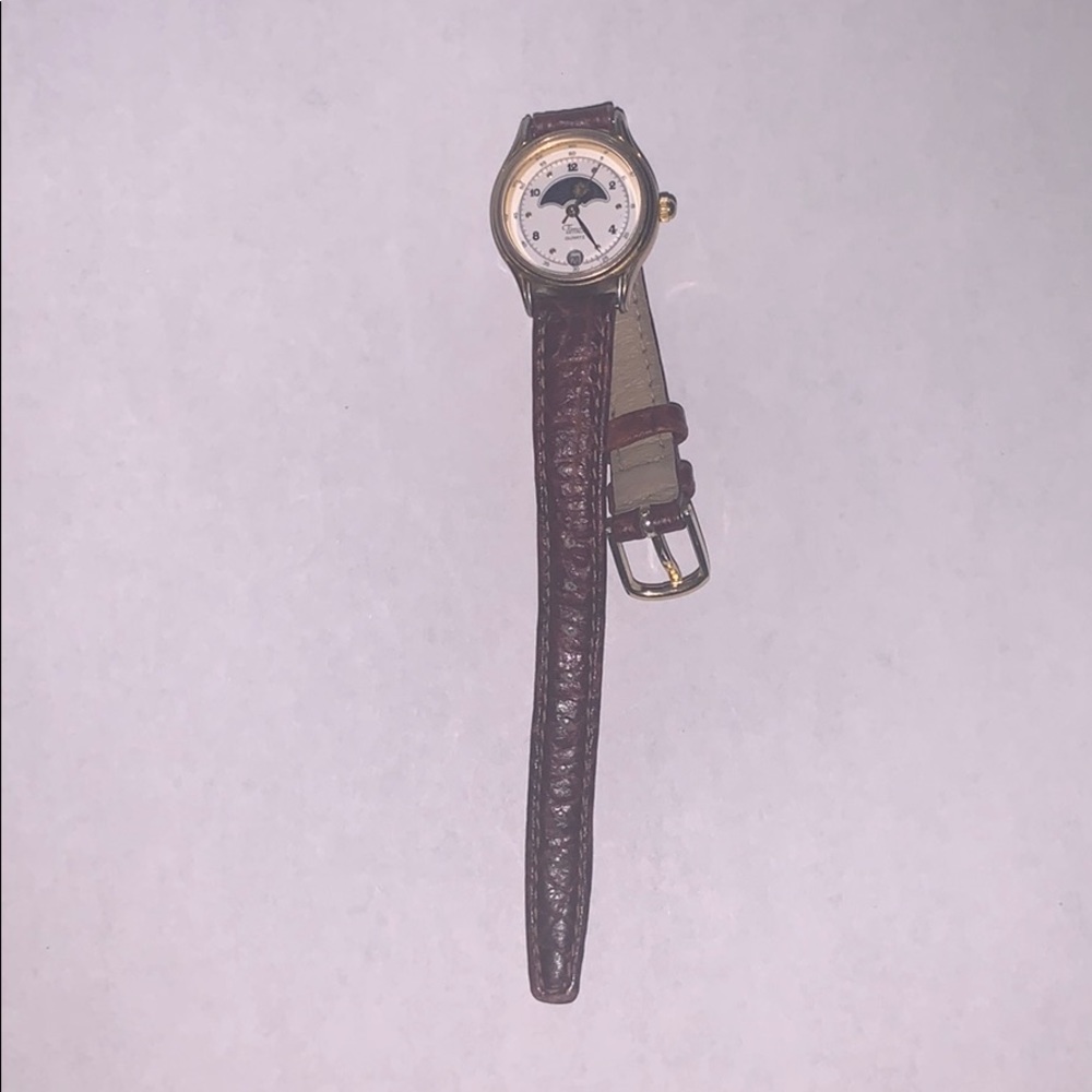 Vintage Timex Moon Phase quartz watch